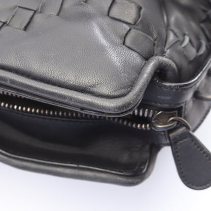 イントレチャート 2WAY ボストンバッグ レザー ブラック ボッテガヴェネタ バッグ BOTTEGA VENETA