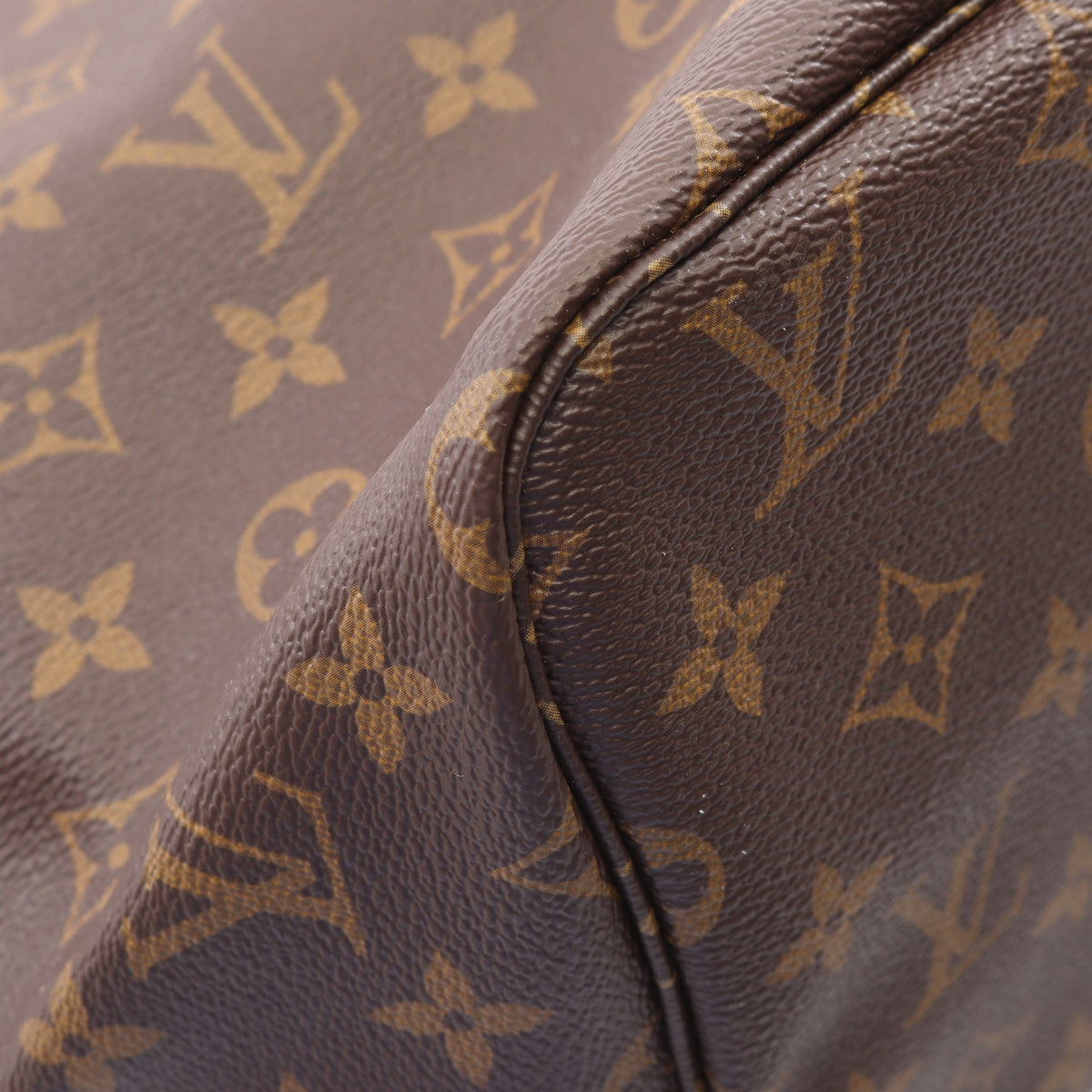 ネヴァーフルGM モノグラム ショルダーバッグ トートバッグ PVC レザー ブラウン ルイヴィトン バッグ LOUIS VUITTON