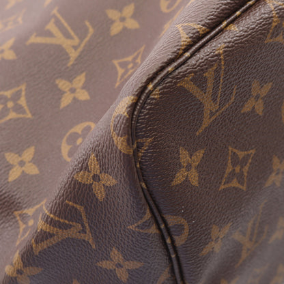 ネヴァーフルGM モノグラム ショルダーバッグ トートバッグ PVC レザー ブラウン ルイヴィトン バッグ LOUIS VUITTON