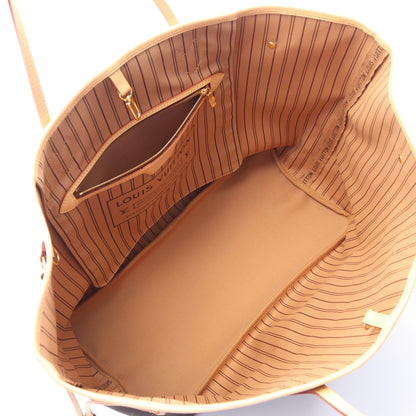 ネヴァーフルGM モノグラム ショルダーバッグ トートバッグ PVC レザー ブラウン ルイヴィトン バッグ LOUIS VUITTON