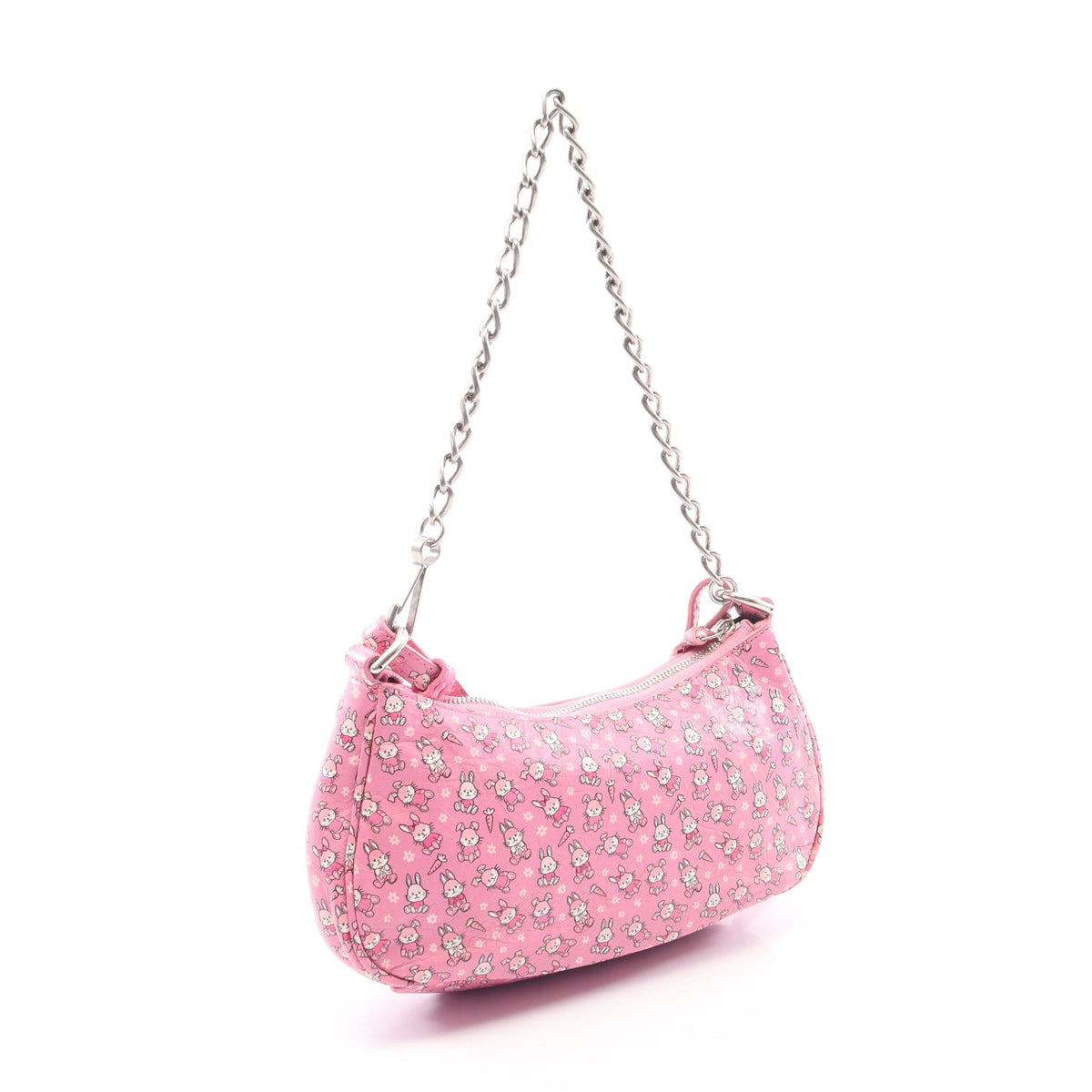 LE CAGOLE MINI BB ル カゴール ミニ ラビット 2WAY チェーンハンドバッグ レザー ピンク バレンシアガ バッグ BALENCIAGA