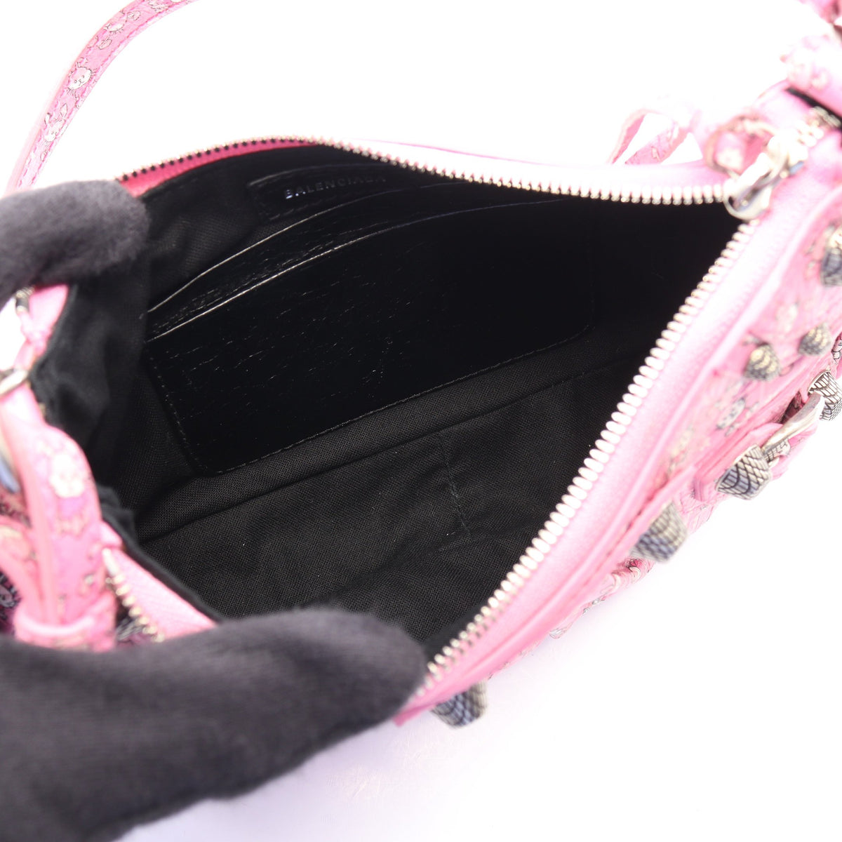 LE CAGOLE MINI BB ル カゴール ミニ ラビット 2WAY チェーンハンドバッグ レザー ピンク バレンシアガ バッグ BALENCIAGA