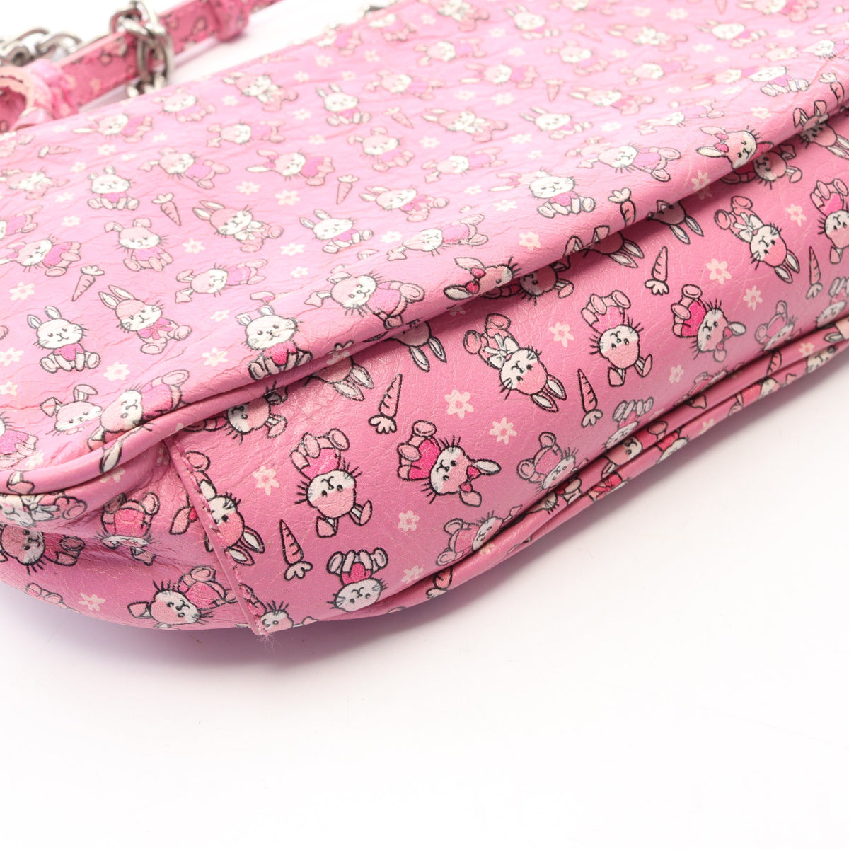 LE CAGOLE MINI BB ル カゴール ミニ ラビット 2WAY チェーンハンドバッグ レザー ピンク バレンシアガ バッグ BALENCIAGA