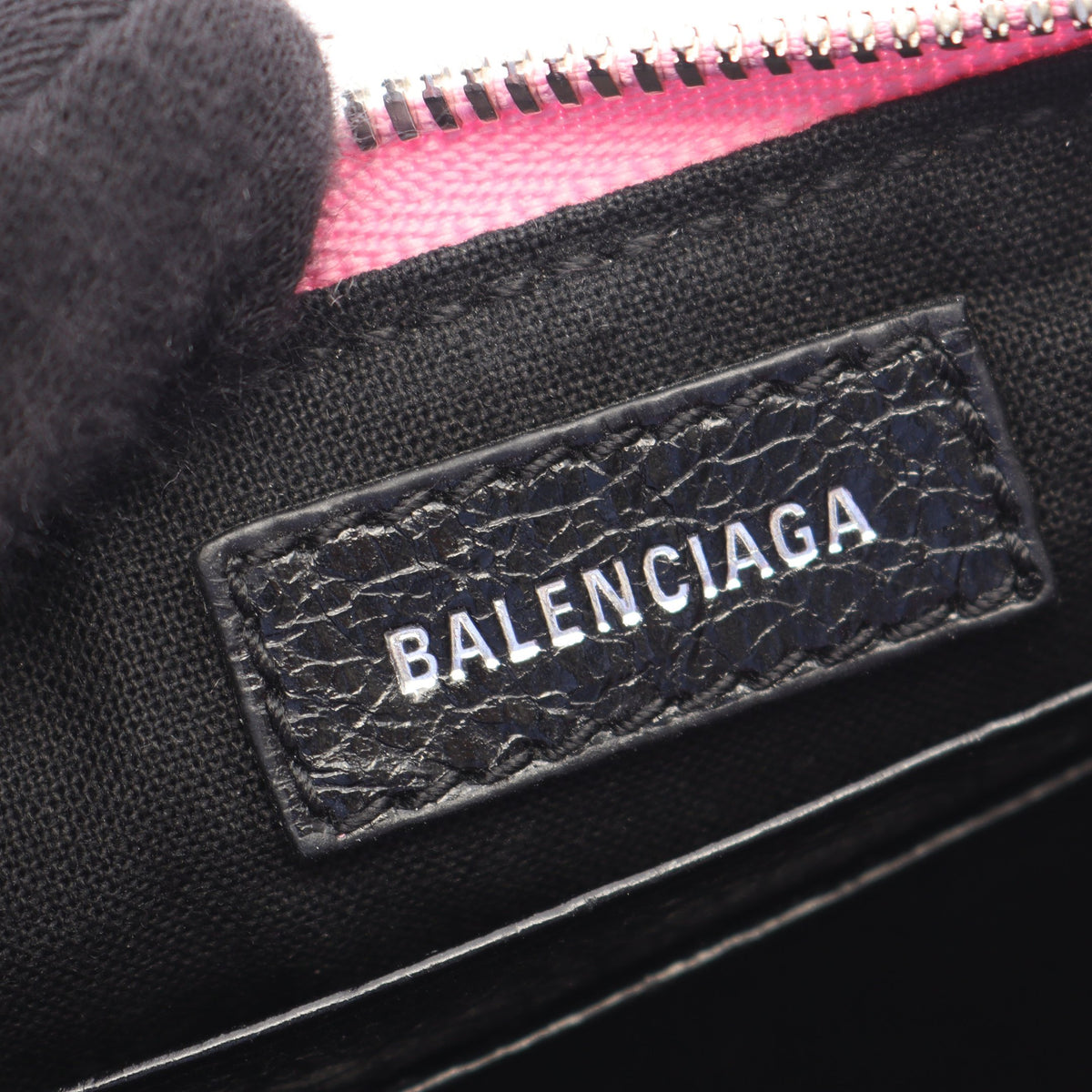 LE CAGOLE MINI BB ル カゴール ミニ ラビット 2WAY チェーンハンドバッグ レザー ピンク バレンシアガ バッグ BALENCIAGA