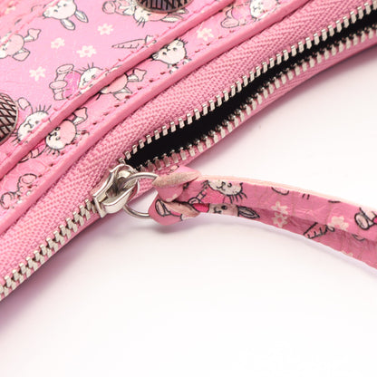 LE CAGOLE MINI BB ル カゴール ミニ ラビット 2WAY チェーンハンドバッグ レザー ピンク バレンシアガ バッグ BALENCIAGA
