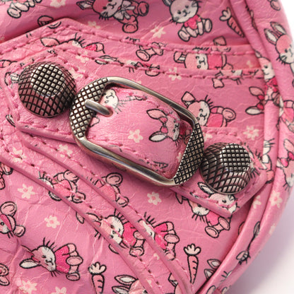 LE CAGOLE MINI BB ル カゴール ミニ ラビット 2WAY チェーンハンドバッグ レザー ピンク バレンシアガ バッグ BALENCIAGA