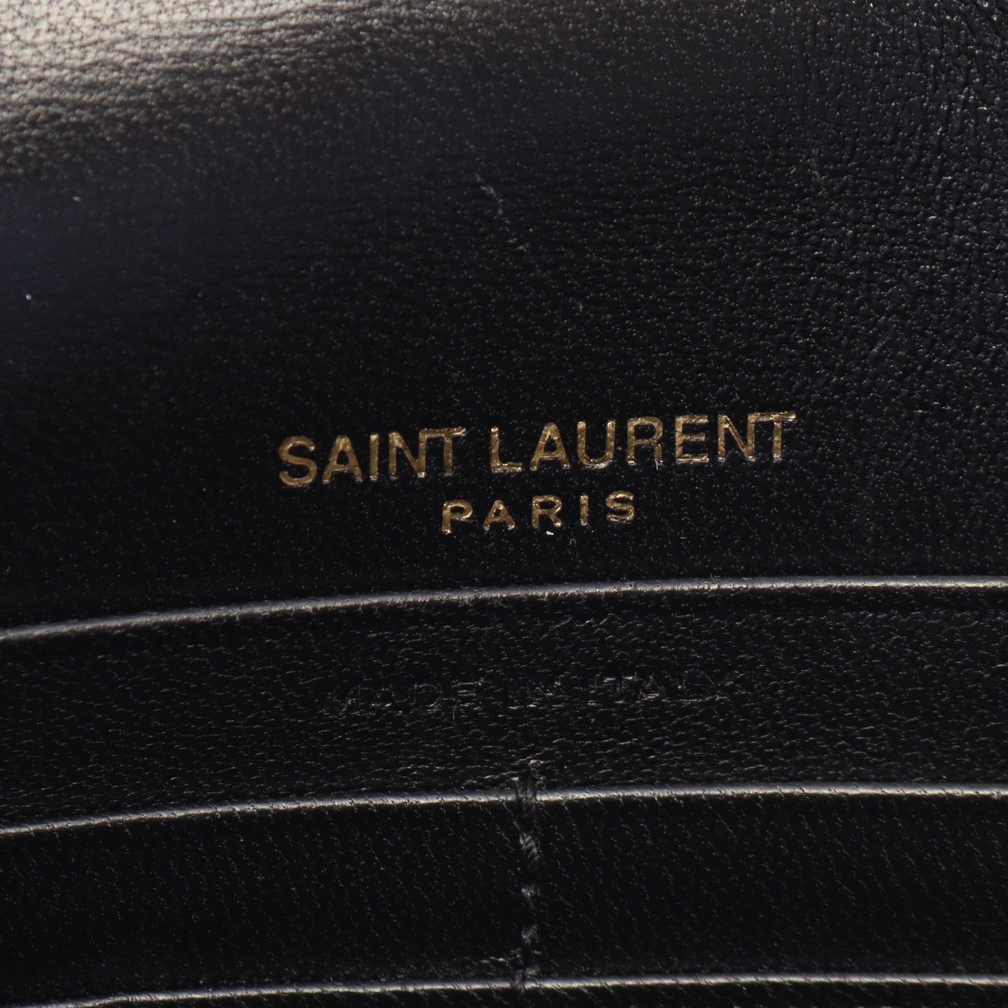 カサンドラ エンベロープ チェーンウォレット レザー ブラック サンローランパリ バッグ SAINT LAURENT PARIS
