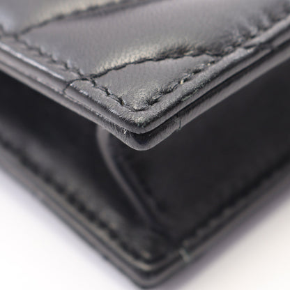 カサンドラ エンベロープ チェーンウォレット レザー ブラック サンローランパリ バッグ SAINT LAURENT PARIS