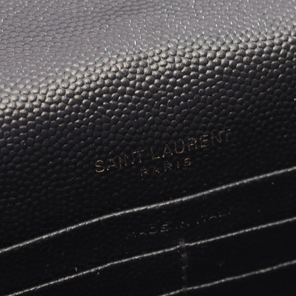 モノグラム エンベローブ チェーンウォレット レザー ブラック サンローランパリ バッグ SAINT LAURENT PARIS