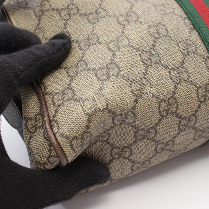 オフィディア GGスプリーム シェリーライン スモール ショルダーバッグ PVC レザー ベージュ マルチカラー グッチ バッグ GUCCI