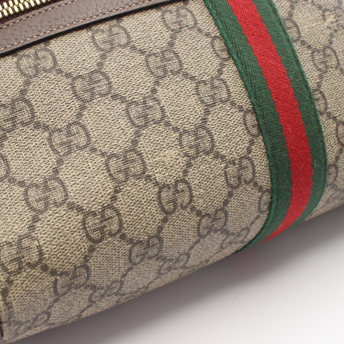 オフィディア GGスプリーム シェリーライン スモール ショルダーバッグ PVC レザー ベージュ マルチカラー グッチ バッグ GUCCI