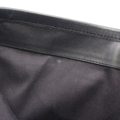 GGキャンバス ショルダーバッグ キャンバス レザー ブラック グッチ