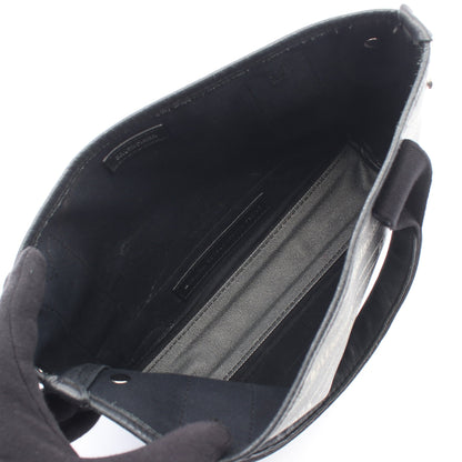 ネイビーカバ XS ハンドバッグ PVC レザー ブラック バレンシアガ