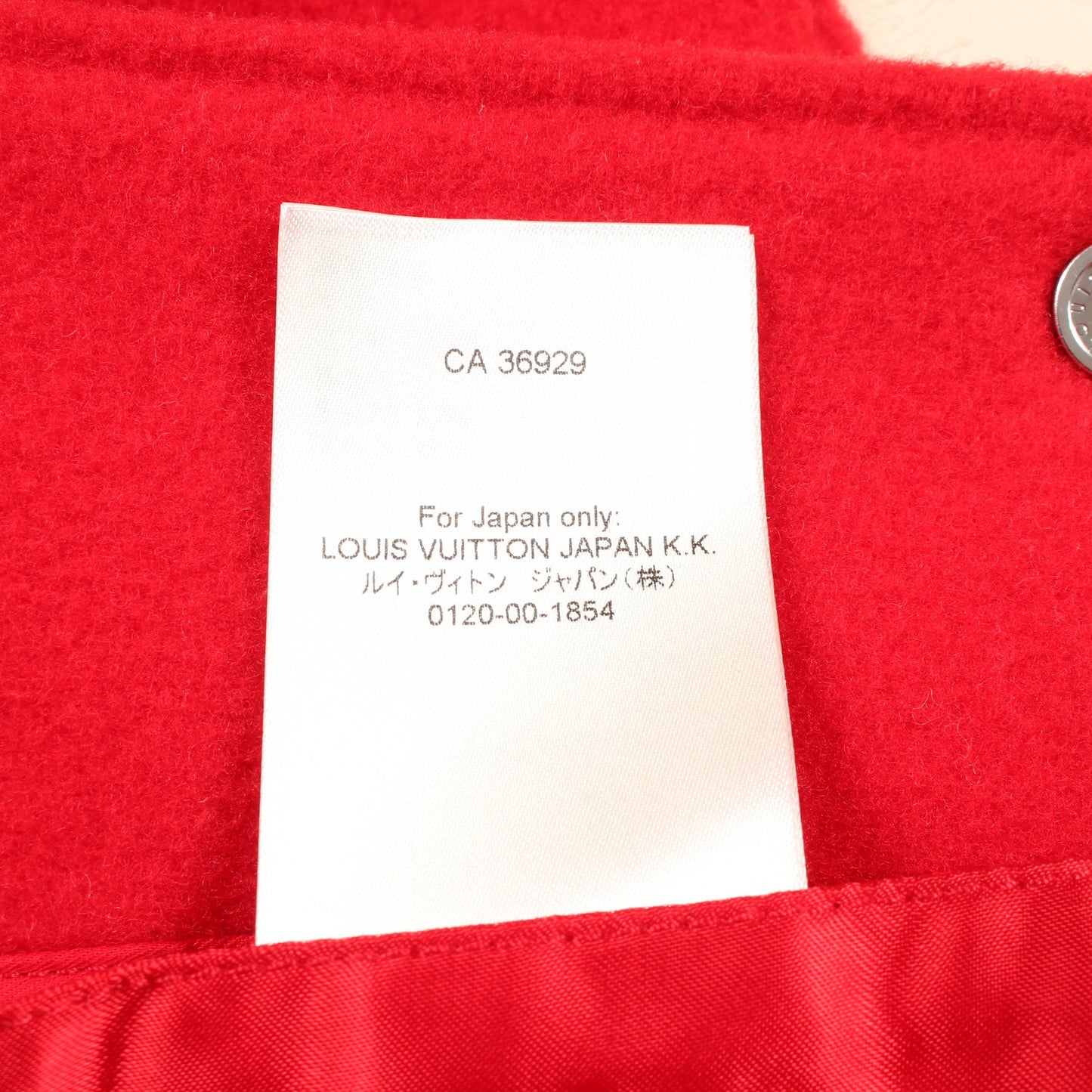 LOUIS VUITTON × 草間彌生 サイケデリックフラワー エンブロイダード バーシティブルゾン スタジャン ウール レザー レッド ホワイト マルチカラー ルイヴィトン