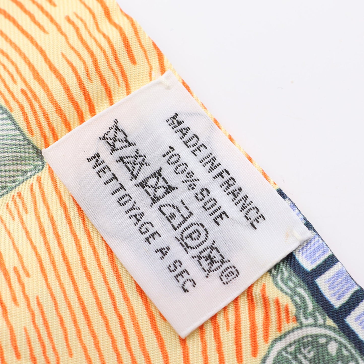 ツイリー SUPER SILK QUEST リボン スカーフ シルク マルチカラー エルメス
