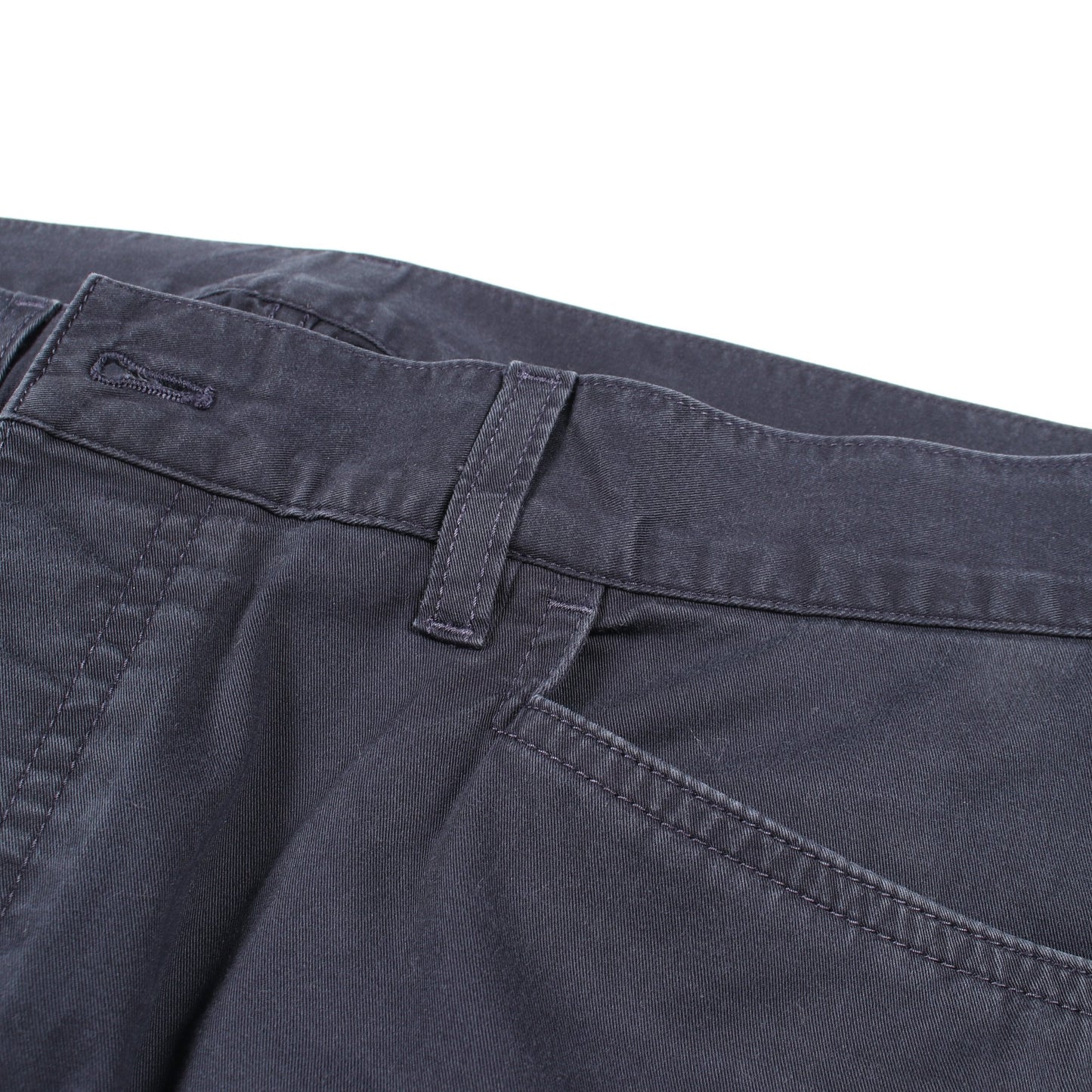 チノパンツ コットン ネイビー エルメス