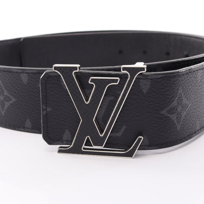LV イニシャル 40MM モノグラムエクリプス リバーシブル ベルト PVC レザー ブラック ルイヴィトン