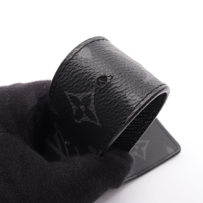 LV イニシャル 40MM モノグラムエクリプス リバーシブル ベルト PVC レザー ブラック ルイヴィトン