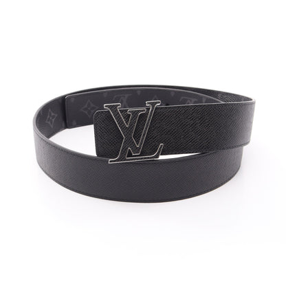 LV イニシャル 40MM モノグラムエクリプス リバーシブル ベルト PVC レザー ブラック ルイヴィトン