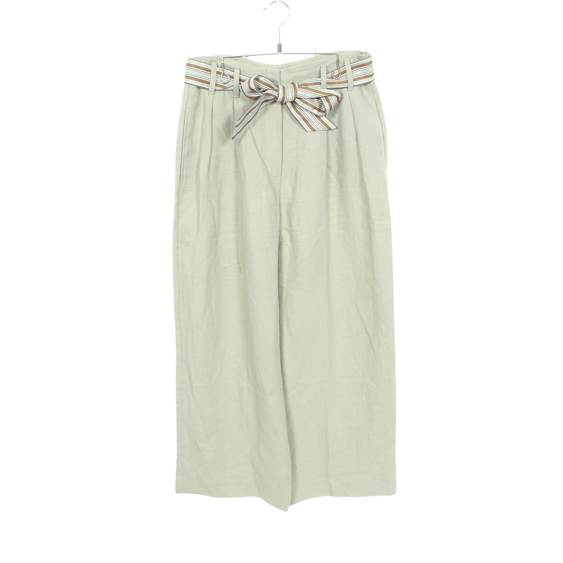 ワイドパンツ リネン ライトグリーン ロロピアーナ ボトムス Loro Piana