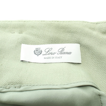 ワイドパンツ リネン ライトグリーン ロロピアーナ ボトムス Loro Piana