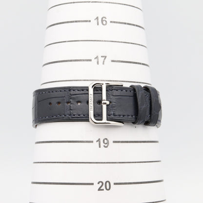 アルソー 40mm メンズ 腕時計 クオーツ ステンレススチール 革 ブルー エルメス 時計 HERMES