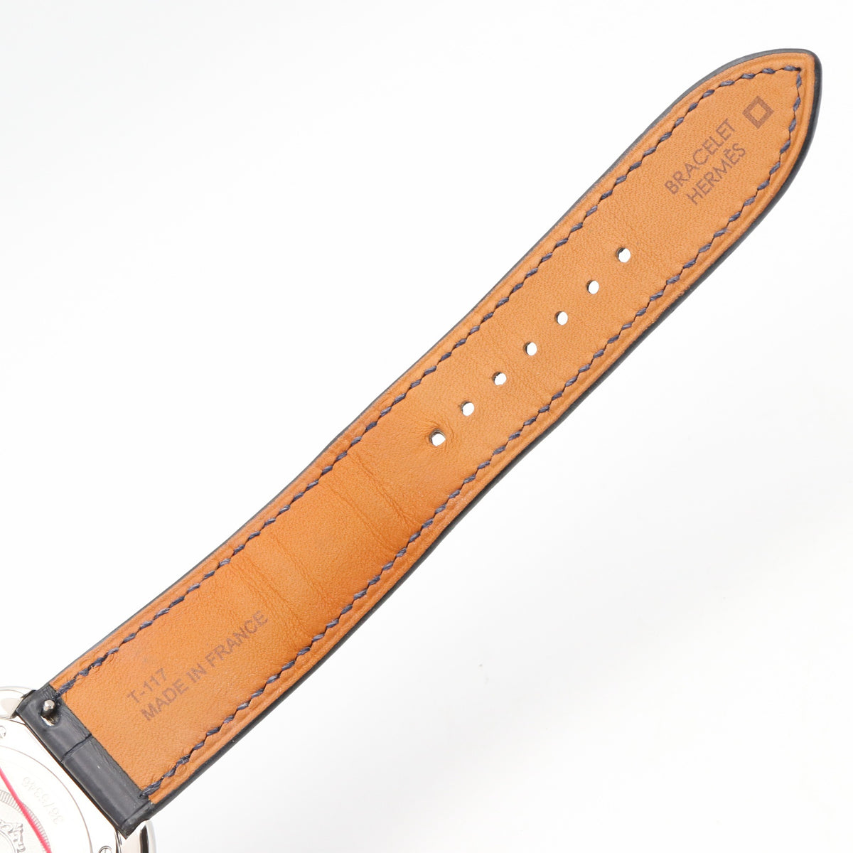 アルソー 40mm メンズ 腕時計 クオーツ ステンレススチール 革 ブルー エルメス 時計 HERMES