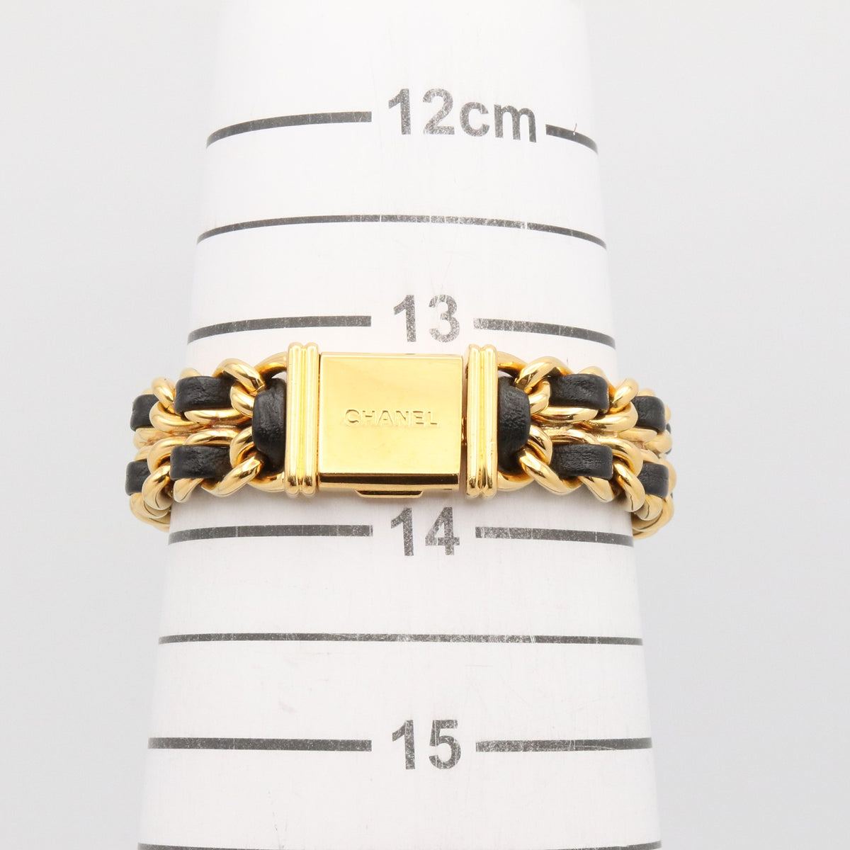 プルミエール S レディース 腕時計 クオーツ GP（ゴールドメッキ） レザー ブラック シャネル 時計 CHANEL