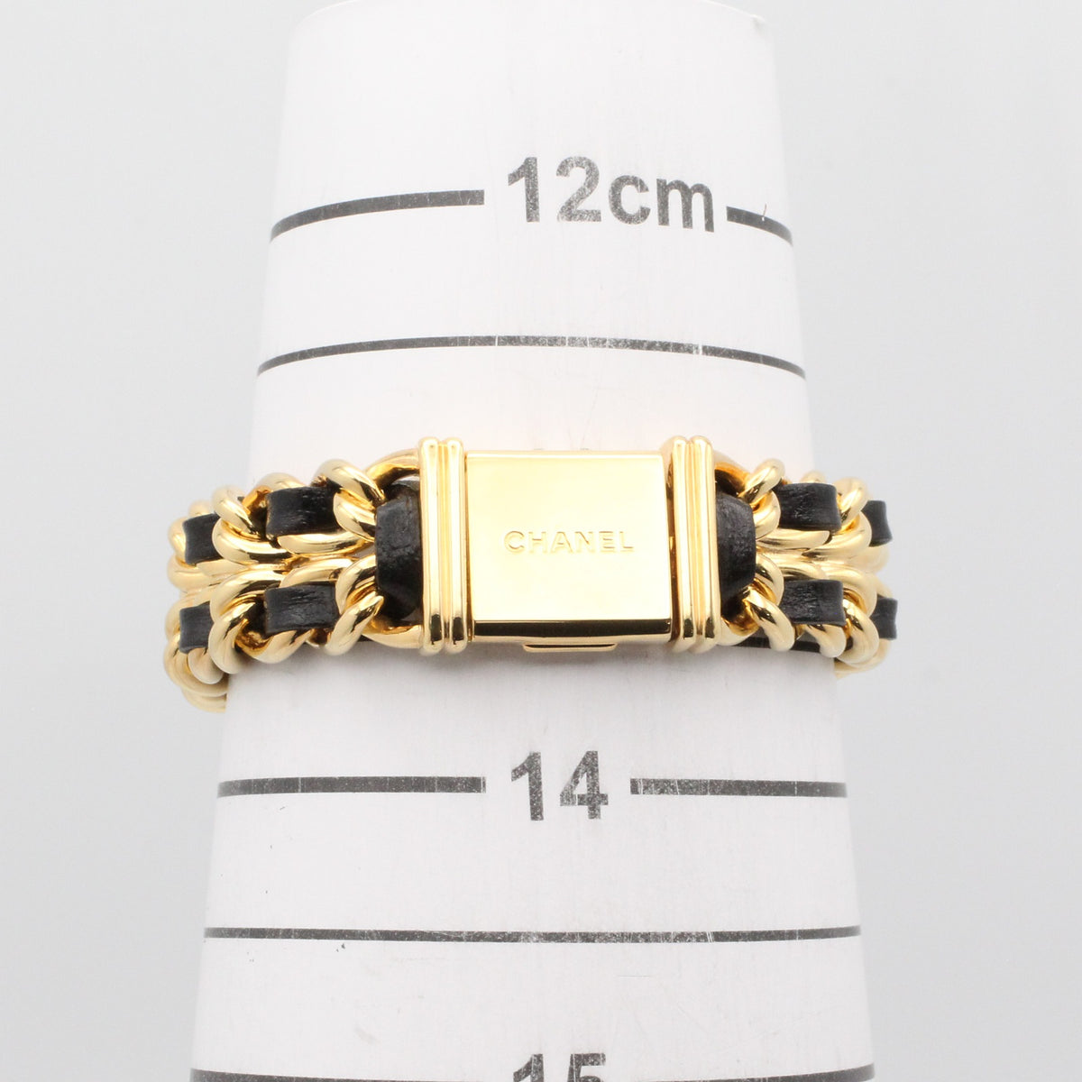 プルミエール S レディース 腕時計 クオーツ GP（ゴールドメッキ） レザー ブラック シャネル 時計 CHANEL