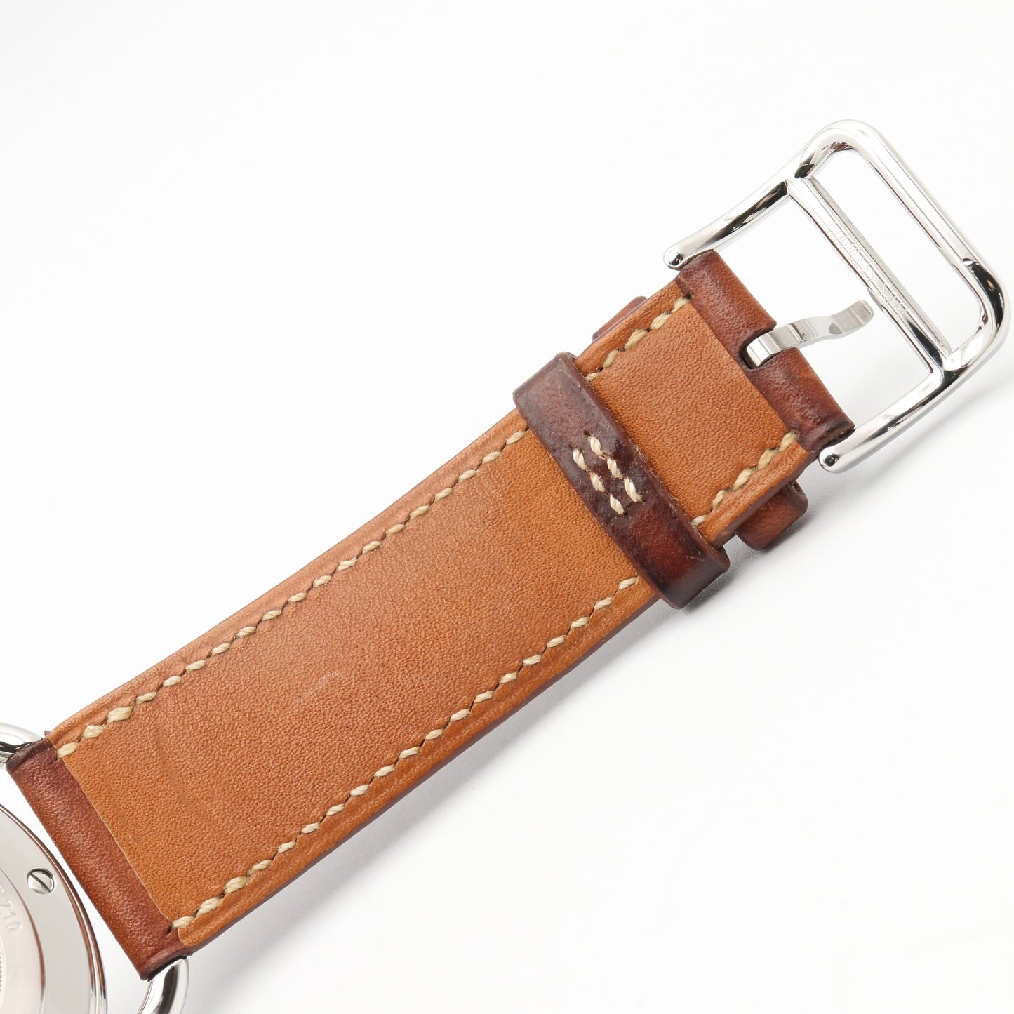 アルソー メンズ 腕時計 クオーツ ステンレススチール レザーベルト ブラウン エルメス 時計 HERMES