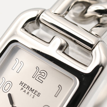ナンタケット レディース 腕時計 クオーツ ステンレススチール シルバー エルメス 時計 HERMES