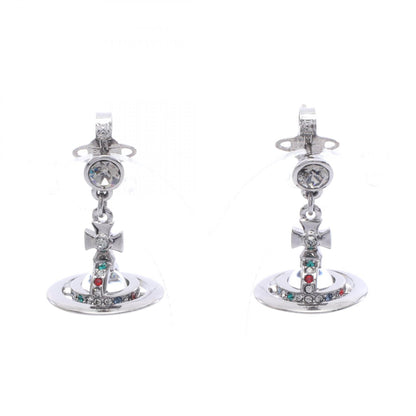 NEW PETITE ORB ピアス GP（ゴールドメッキ） ラインストーン シルバー マルチカラー ヴィヴィアンウエストウッド アクセサリー Vivienne Westwood