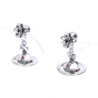 NEW PETITE ORB ピアス GP（ゴールドメッキ） ラインストーン シルバー マルチカラー ヴィヴィアンウエストウッド アクセサリー Vivienne Westwood
