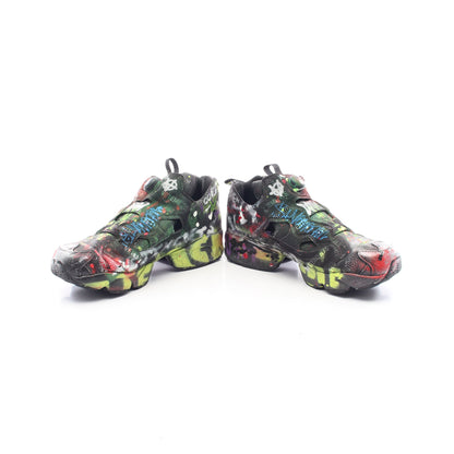 VETEMENTS × Reebok × STAR WARS Graffiti Instapump Fury スニーカー キャンバス ブラック マルチカラー ヴェトモン
