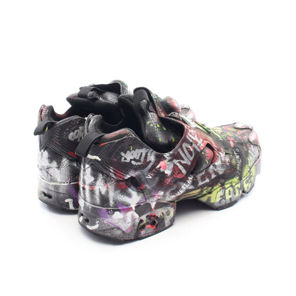VETEMENTS × Reebok × STAR WARS Graffiti Instapump Fury スニーカー キャンバス ブラック マルチカラー ヴェトモン