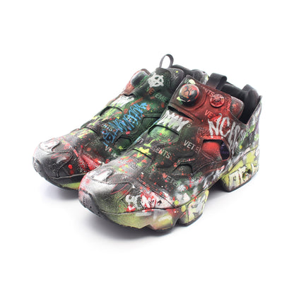 VETEMENTS × Reebok × STAR WARS Graffiti Instapump Fury スニーカー キャンバス ブラック マルチカラー ヴェトモン