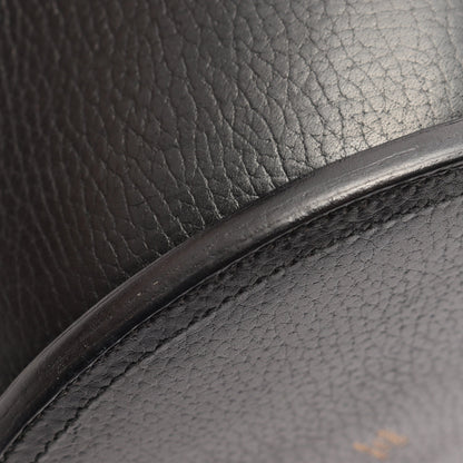 スタンディ ショルダーバッグ クシュベル ブラック ゴールド金具 ○S刻印 エルメス