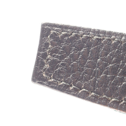 スタンディ ショルダーバッグ クシュベル ブラック ゴールド金具 ○S刻印 エルメス