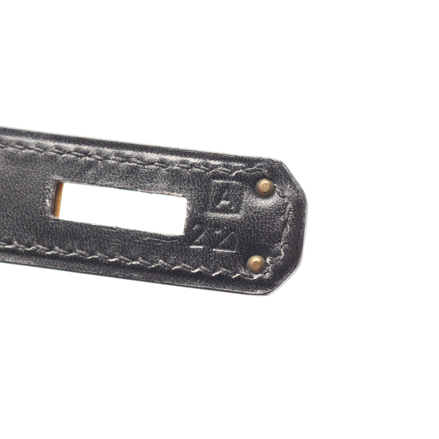 ケリー32 2WAY 内縫い ハンドバッグ ボックスカーフ ブラック ゴールド金具 □A刻印 エルメス