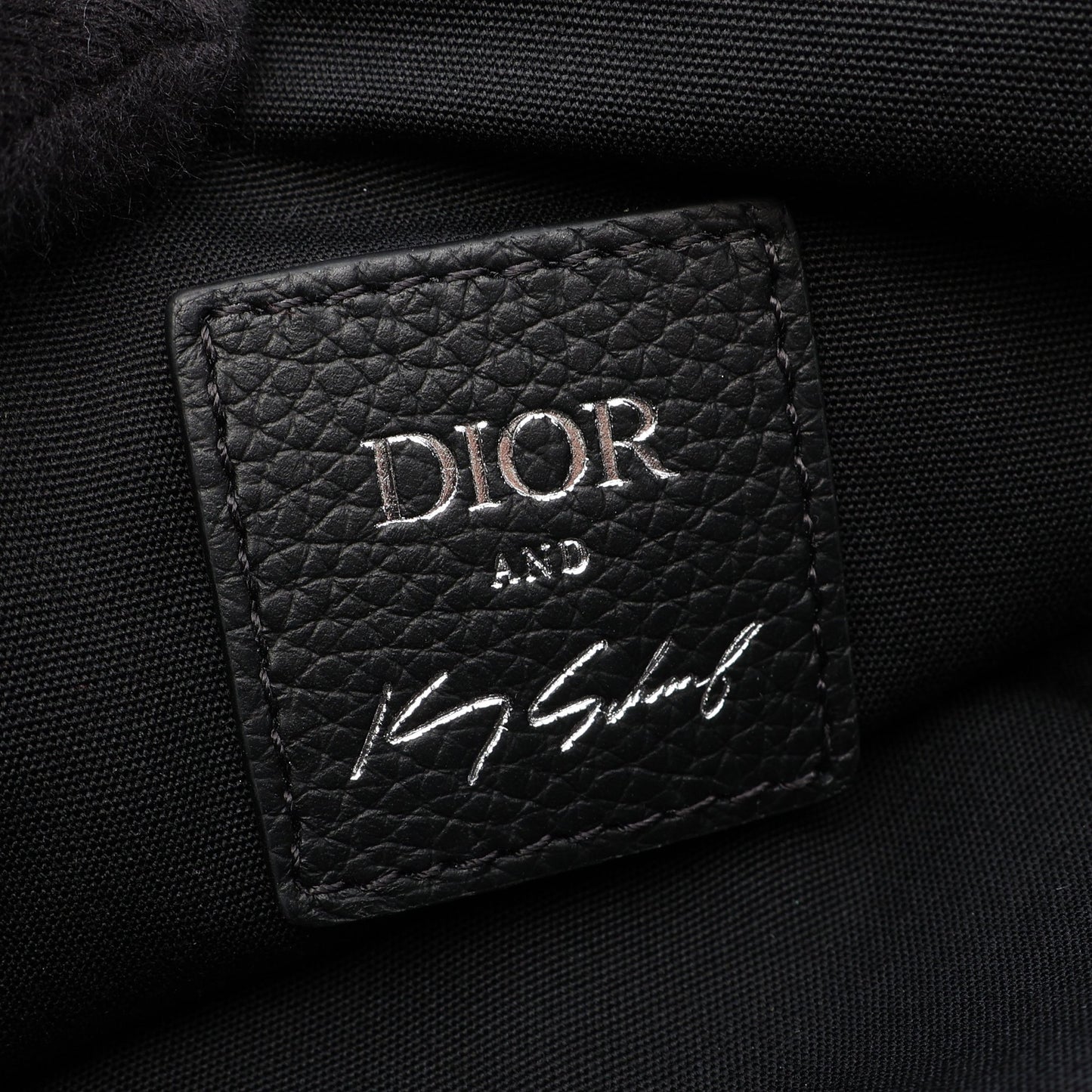 DIOR × KENNY SCHARF SADDLE サドル ボディバッグ キャンバス レザー ブラック マルチカラー ディオール