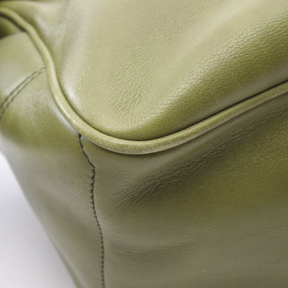 ブギーバッグ ハンドバッグ レザー グリーン セリーヌ バッグ CELINE