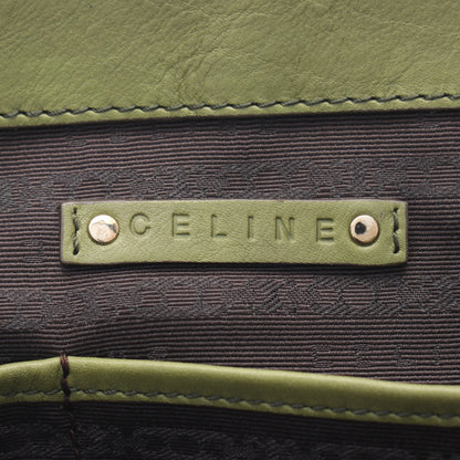 ブギーバッグ ハンドバッグ レザー グリーン セリーヌ バッグ CELINE