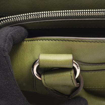 ブギーバッグ ハンドバッグ レザー グリーン セリーヌ バッグ CELINE