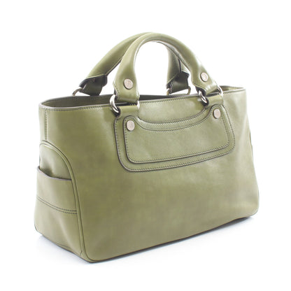 ブギーバッグ ハンドバッグ レザー グリーン セリーヌ バッグ CELINE