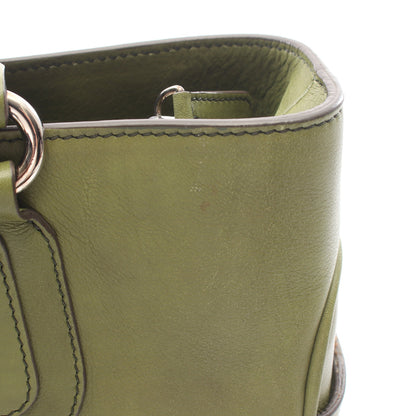 ブギーバッグ ハンドバッグ レザー グリーン セリーヌ バッグ CELINE