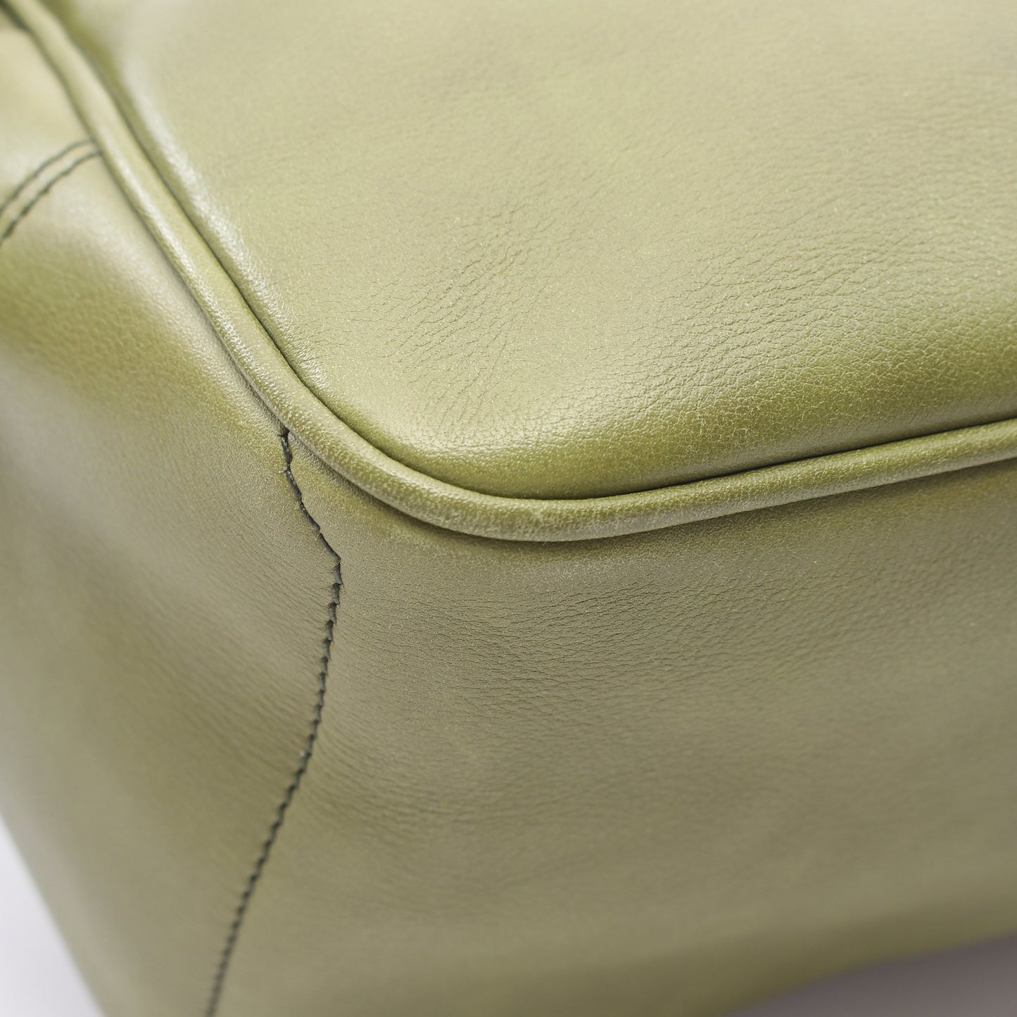 ブギーバッグ ハンドバッグ レザー グリーン セリーヌ バッグ CELINE