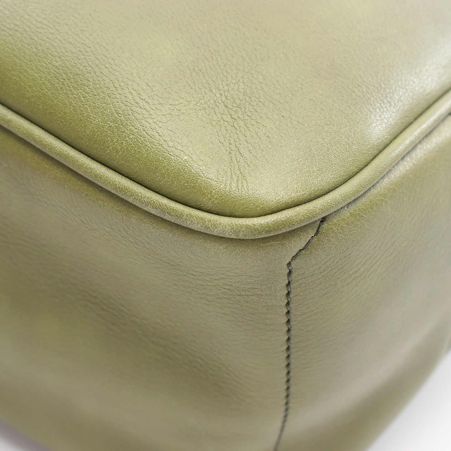 ブギーバッグ ハンドバッグ レザー グリーン セリーヌ バッグ CELINE