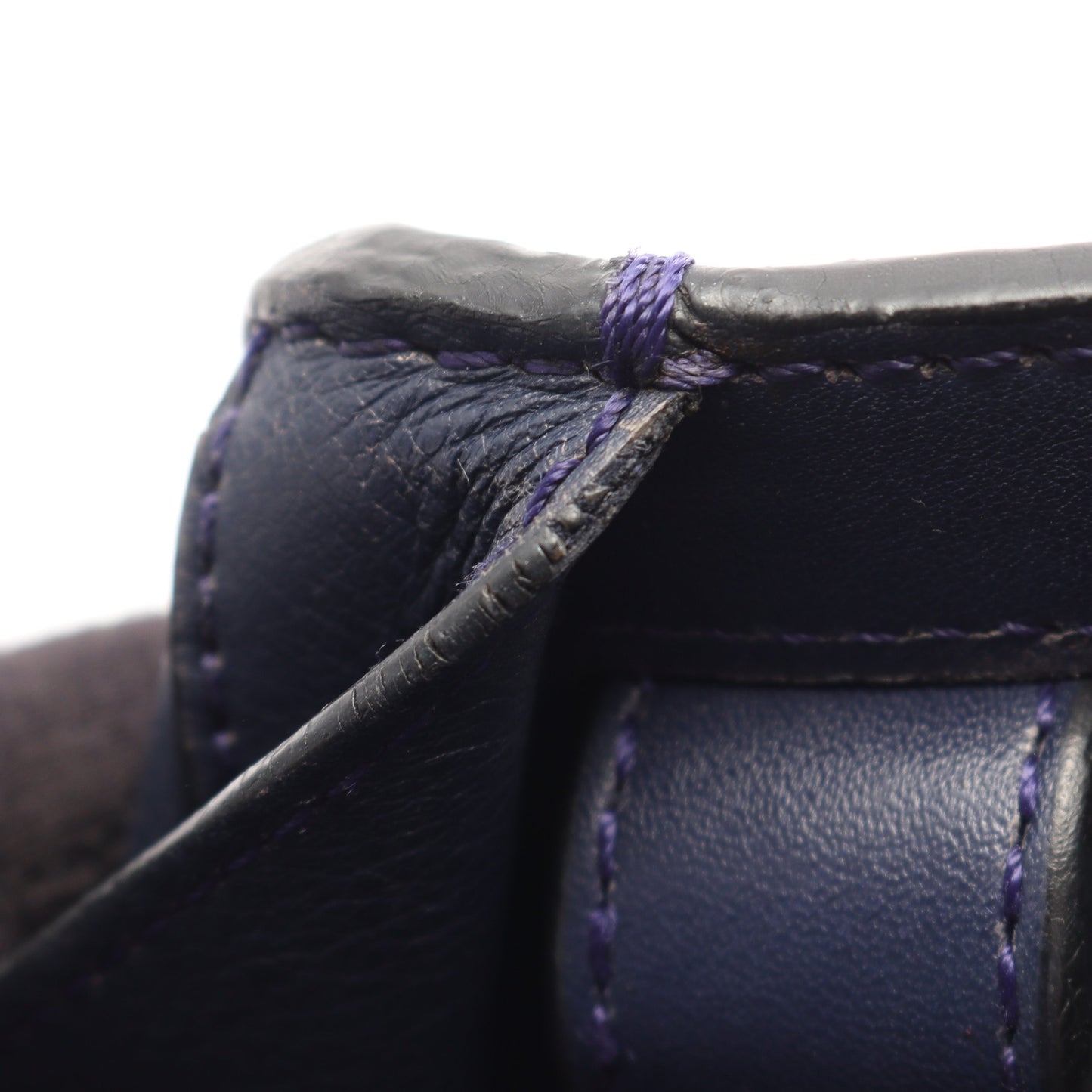 HAMMOCK SMALL ハンモック スモール 2WAY ハンドバッグ レザー ネイビー ロエベ