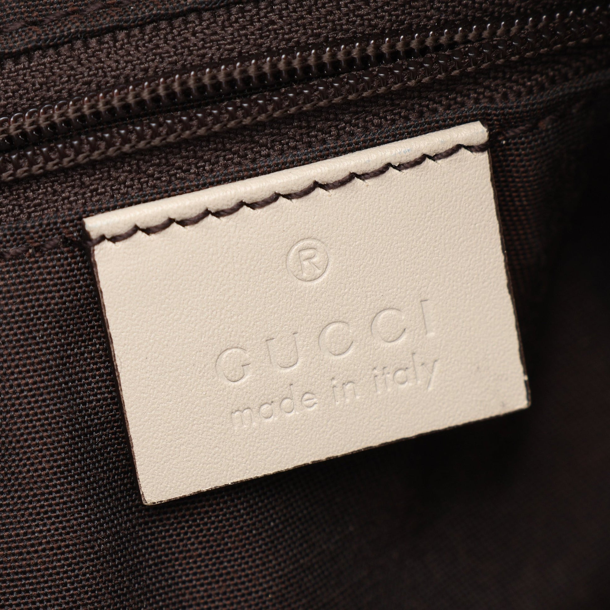 GGキャンバス ショルダーバッグ キャンバス レザー ベージュ オフホワイト グッチ バッグ GUCCI