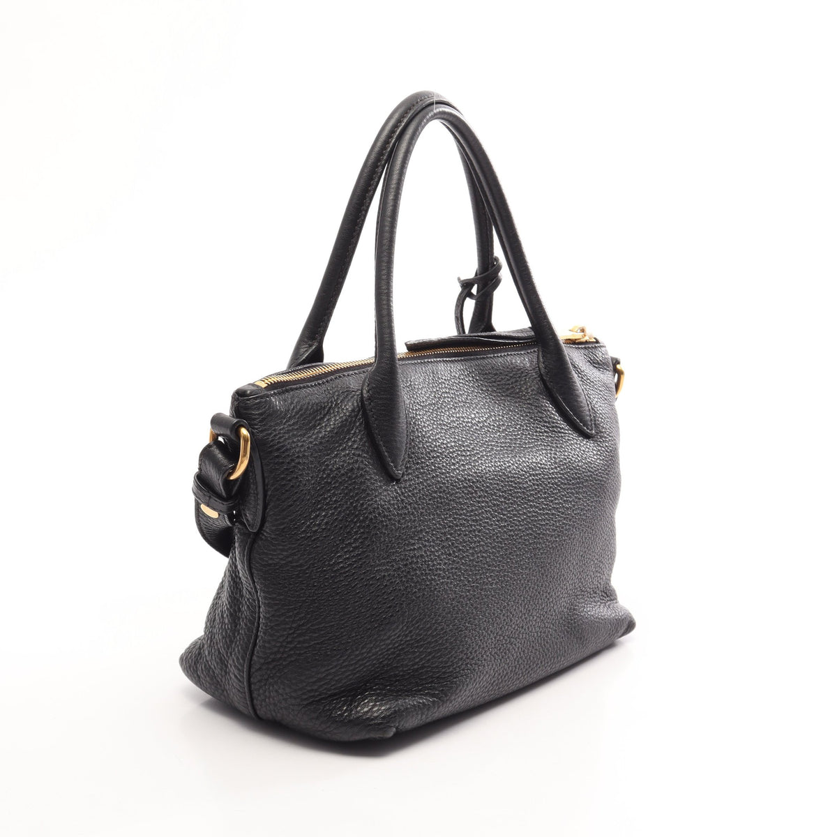 VIT.DAINO 2WAY ハンドバッグ レザー ブラック プラダ バッグ PRADA